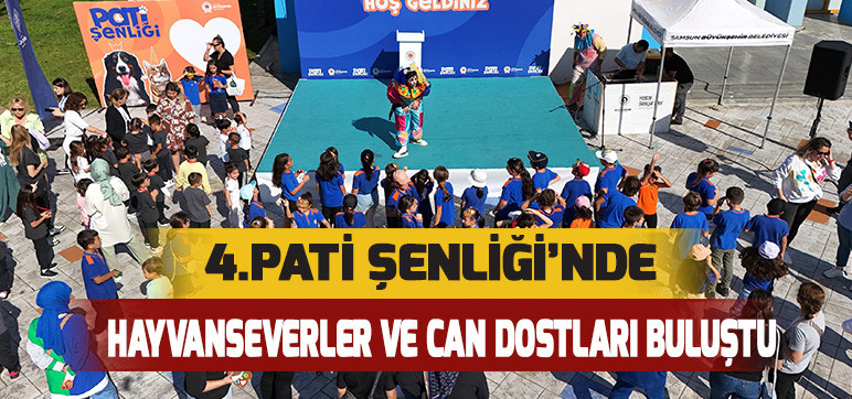 4.PATİ ŞENLİĞİ’NDE HAYVANSEVERLER VE CAN DOSTLARI BULUŞTU