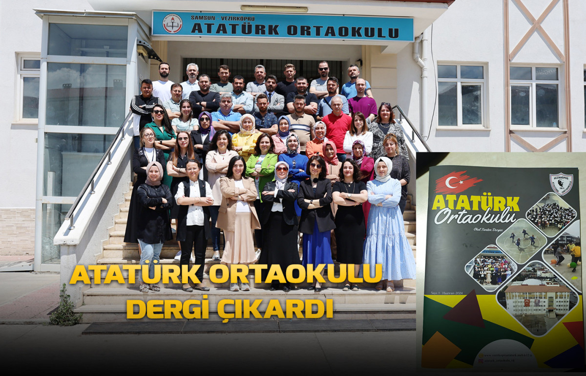 Atatürk Ortaokulu Dergi Çıkardı