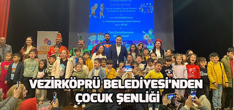 Vezirköprü Belediyesi’nden Çocuk Şenliği