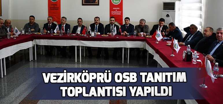 VEZİRKÖPRÜ OSB TANITIM TOPLANTISI YAPILDI