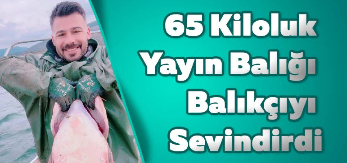 65 Kiloluk Yayın Balığı Balık&ccedil;ıyı Sevindirdi