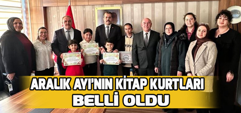 ARALIK AYI’NIN KİTAP KURTLARI BELLİ OLDU