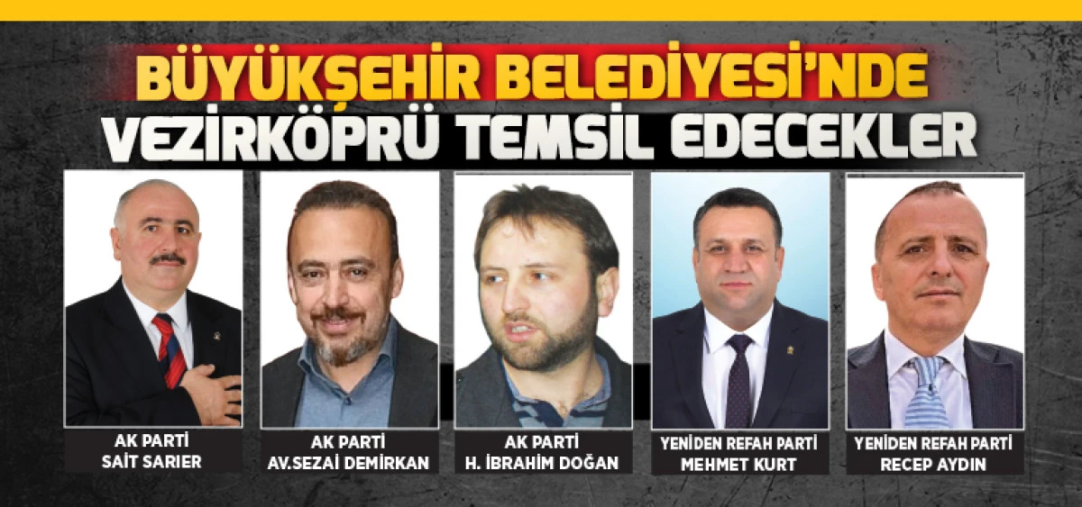 B&uuml;y&uuml;kşehir Meclis Komisyonlarında Vezirk&ouml;pr&uuml;&rsquo;den 5 İsim G&ouml;rev Aldı