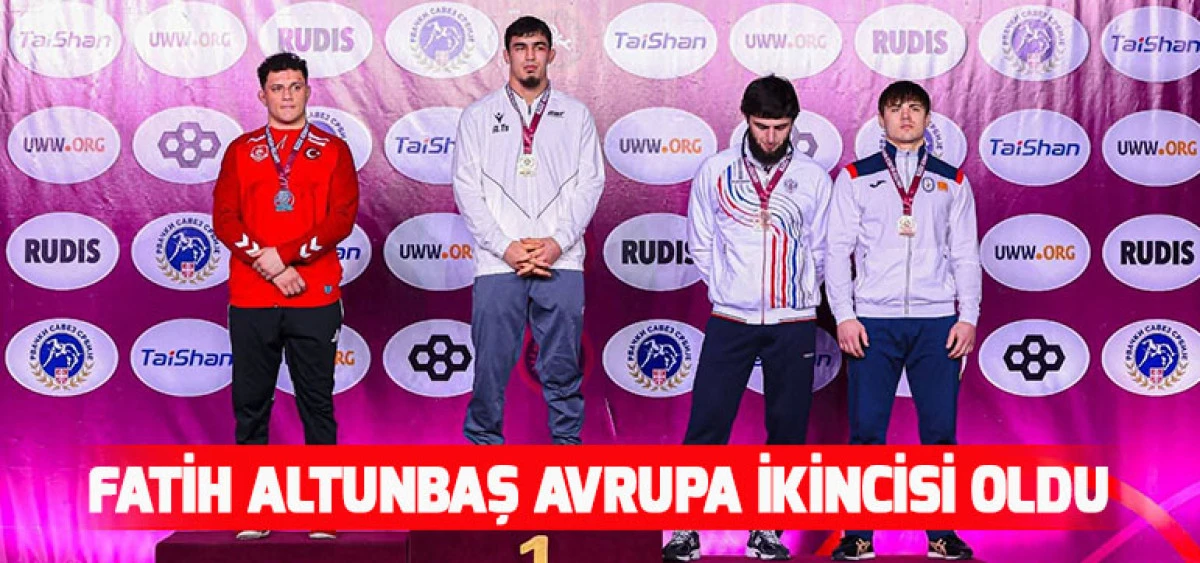 Fatih Altunbaş Avrupa İkincisi Oldu