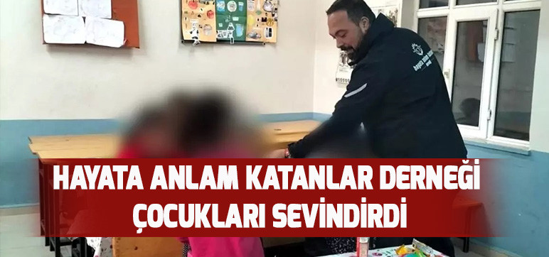 Hayata Anlam Katanlar Derneği  Çocukları Sevindirdi