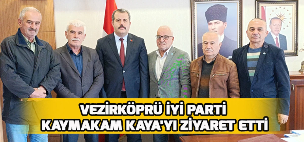 İyi Parti Kaymakam Kaya&rsquo;yı Ziyaret Etti