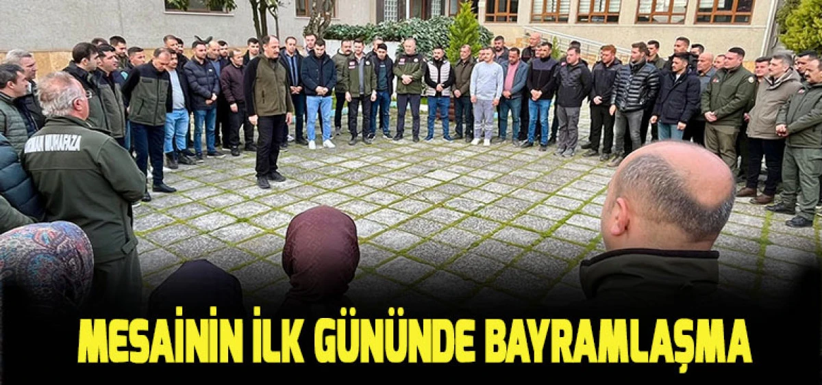 Mesainin İlk G&uuml;n&uuml;nde Bayramlaşma