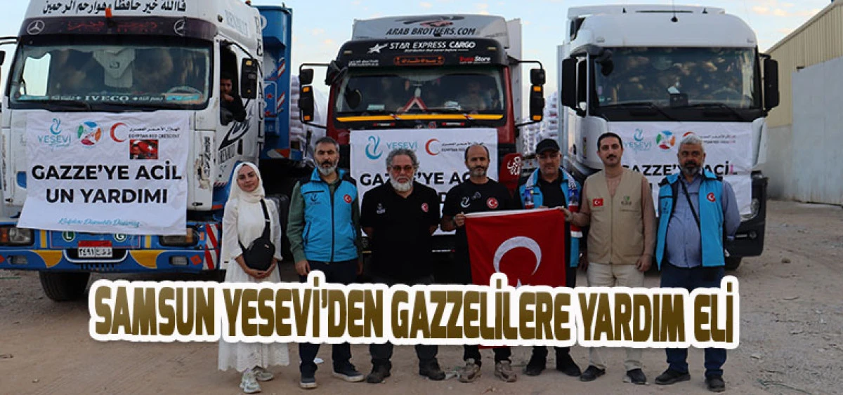 Samsun Yesevi’den Gazzelilere Yardım Eli