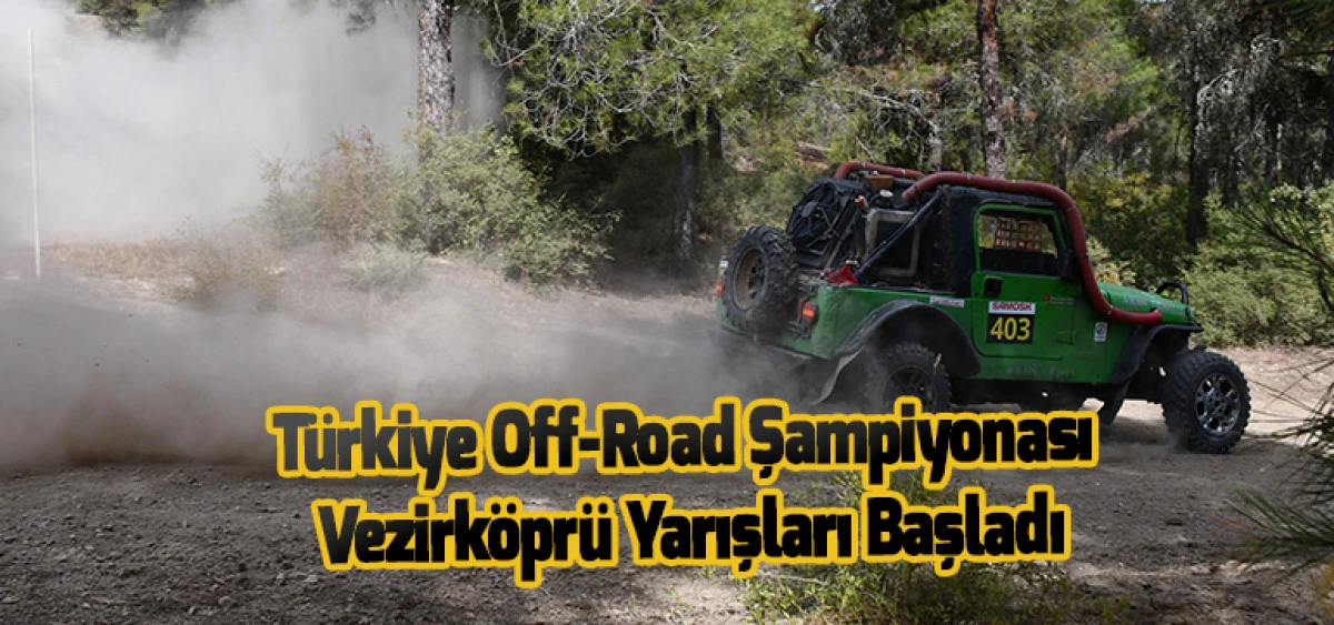 Türkiye Off-Road Şampiyonası Vezirköprü Yarışları Başladı