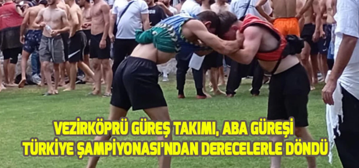 Vezirköprü Güreş Takımı, Aba Güreşi Türkiye Şampiyonası’ndan Derecelerle Döndü