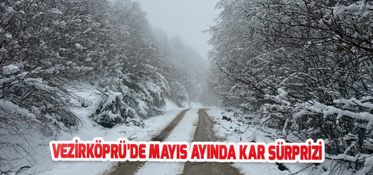 Vezirk&ouml;pr&uuml;&rsquo;de Mayıs Ayında Kar S&uuml;rprizi