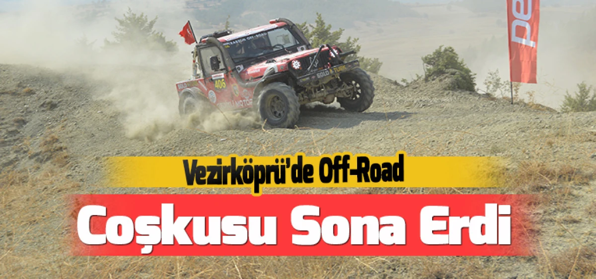 Vezirköprü’de Off-Road Coşkusu Sona Erdi