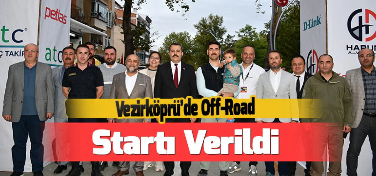 Vezirköprü’de Off-Road Startı Verildi