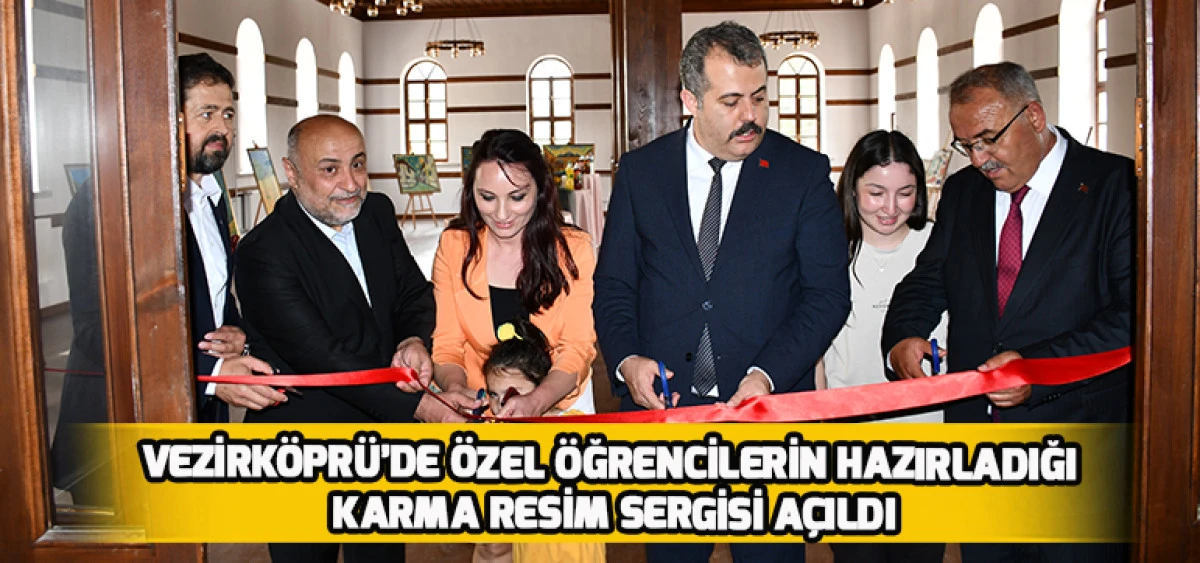 Vezirk&ouml;pr&uuml;&rsquo;de &Ouml;zel &Ouml;ğrencilerin Hazırladığı Karma Resim Sergisi A&ccedil;ıldı