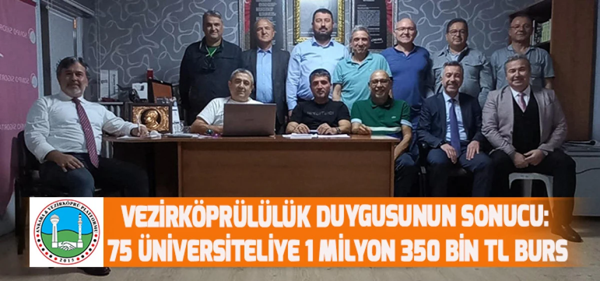 Vezirköprülülük Duygusunun Sonucu: 75 Üniversiteliye 1 Milyon 350 Bin TL Burs